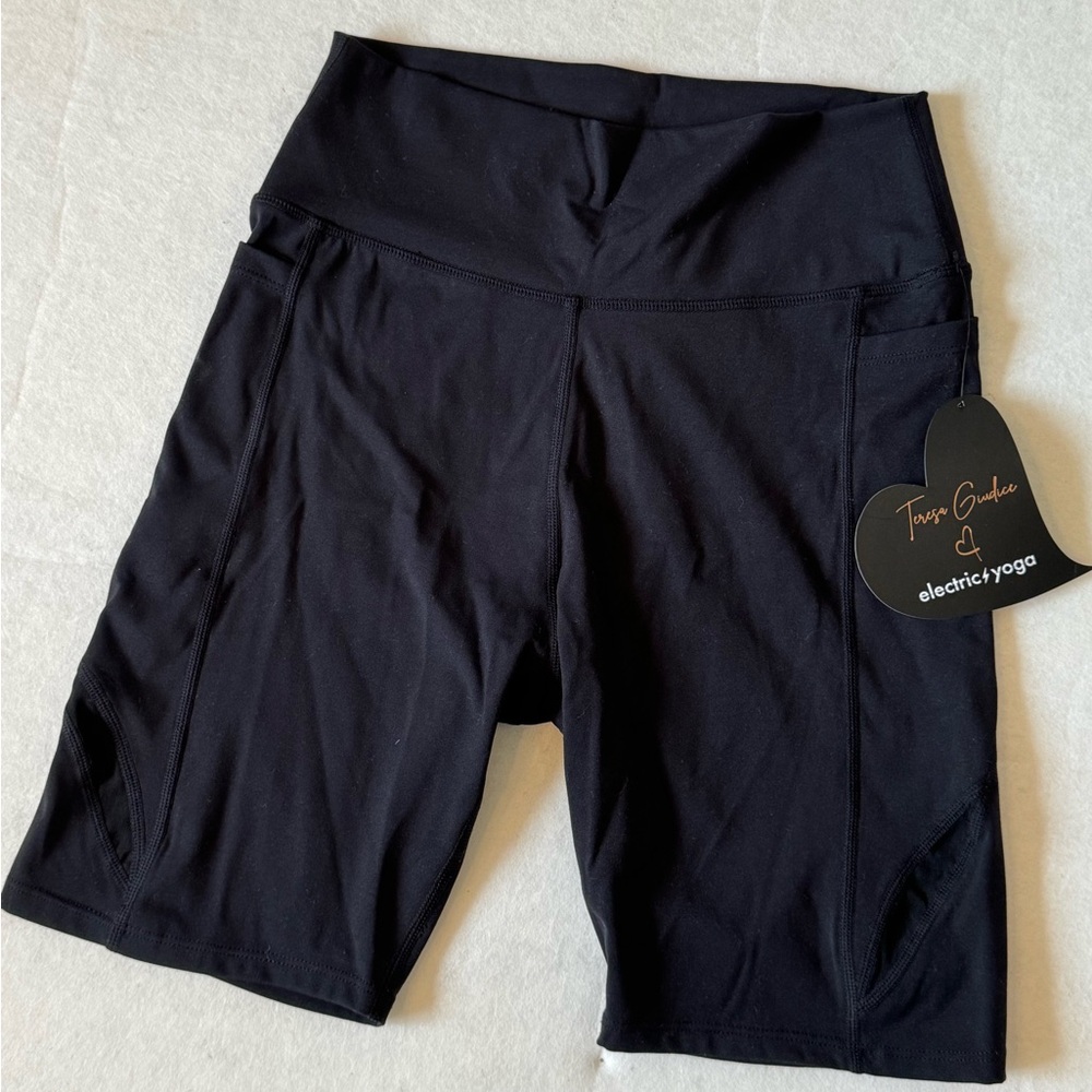 🆕TERESA GIUDICE 2 pocket Yoga workout Shorts - Picture 4 of 7